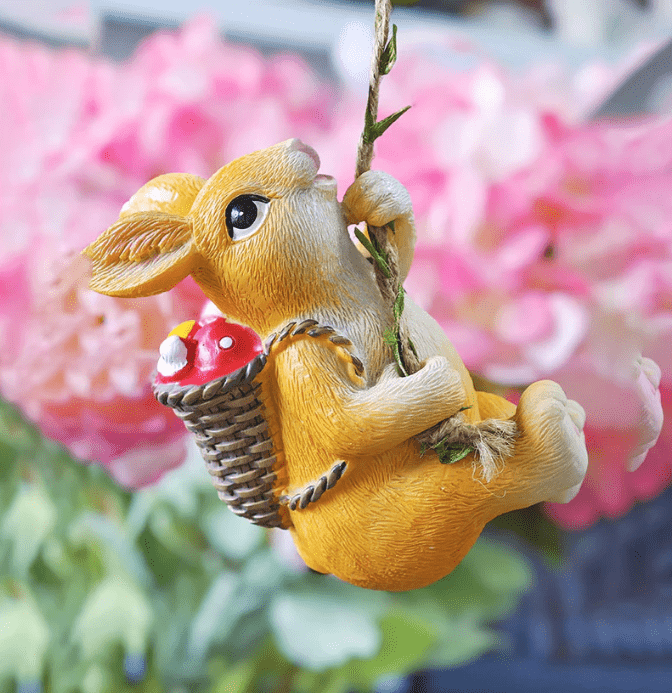 Climbing Rabbit Ornament